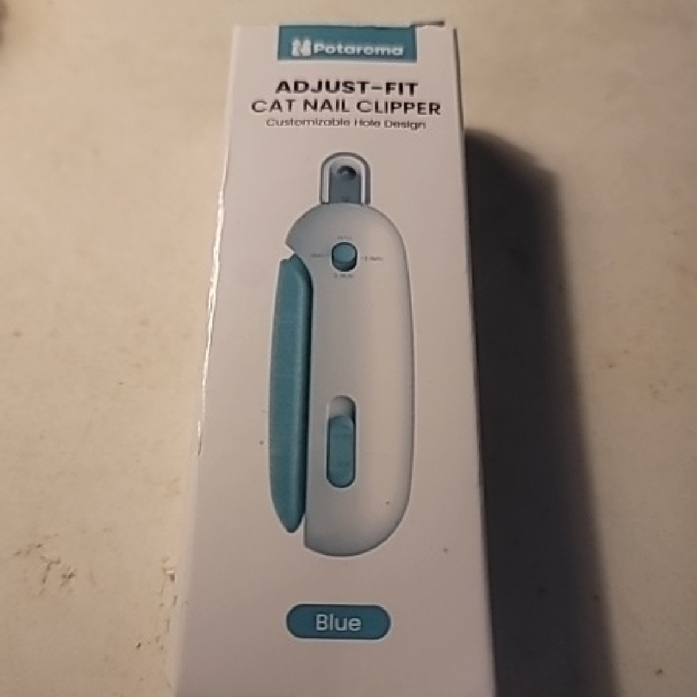 Blue Adjust-Fit Cat Nail Clipper